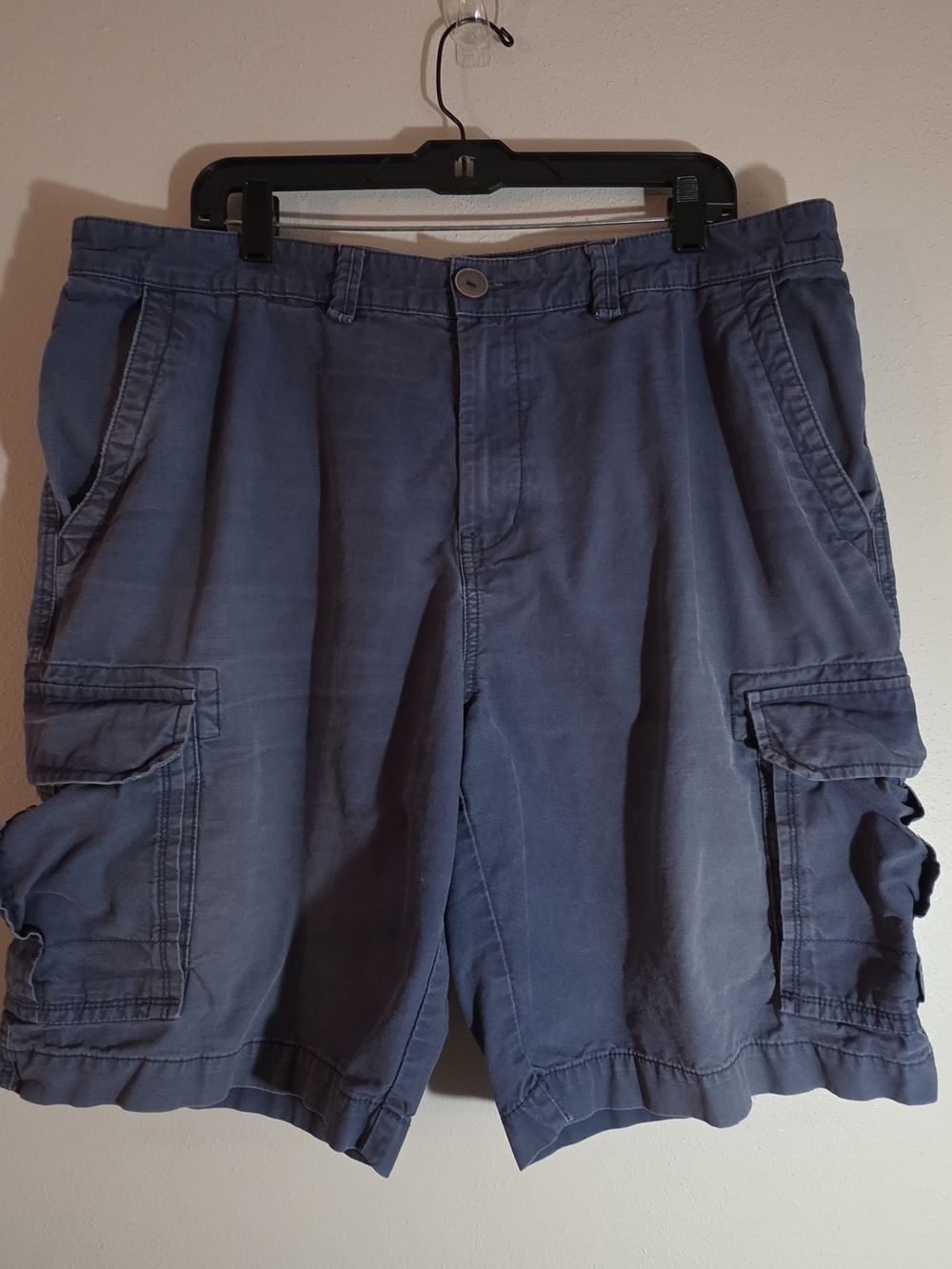 Tommy Hilfiger Navy Blue Cargo Shorts with Flap Pockets